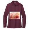 Ladies Silk Touch Long Sleeve Polo Thumbnail