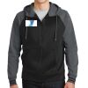 Sport Wick ® Varsity Fleece Full Zip Hooded Jacket Thumbnail