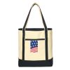 Large Cotton Canvas Boat Tote Thumbnail