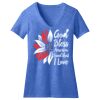 Women's Perfect Blend ® V Neck Tee Thumbnail