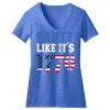 Women's Perfect Blend ® V Neck Tee Thumbnail