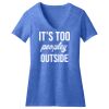 Women's Perfect Blend ® V Neck Tee Thumbnail