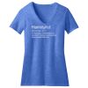 Women's Perfect Blend ® V Neck Tee Thumbnail