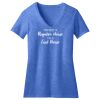 Women's Perfect Blend ® V Neck Tee Thumbnail