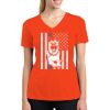 Ladies PosiCharge ® RacerMesh ® V Neck Tee Thumbnail