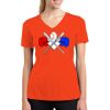 Ladies PosiCharge ® RacerMesh ® V Neck Tee Thumbnail