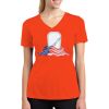 Ladies PosiCharge ® RacerMesh ® V Neck Tee Thumbnail