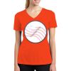 Ladies PosiCharge ® RacerMesh ® V Neck Tee Thumbnail