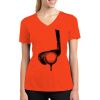 Ladies PosiCharge ® RacerMesh ® V Neck Tee Thumbnail