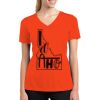 Ladies PosiCharge ® RacerMesh ® V Neck Tee Thumbnail