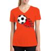 Ladies PosiCharge ® RacerMesh ® V Neck Tee Thumbnail