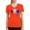 Ladies PosiCharge ® RacerMesh ® V Neck Tee Thumbnail