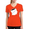 Ladies PosiCharge ® RacerMesh ® V Neck Tee Thumbnail