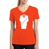 Ladies PosiCharge ® RacerMesh ® V Neck Tee Thumbnail