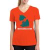 Ladies PosiCharge ® RacerMesh ® V Neck Tee Thumbnail