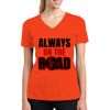 Ladies PosiCharge ® RacerMesh ® V Neck Tee Thumbnail